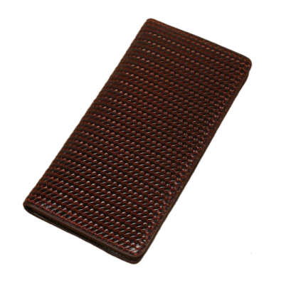 Leather Long Wallet for Men - Chocolate